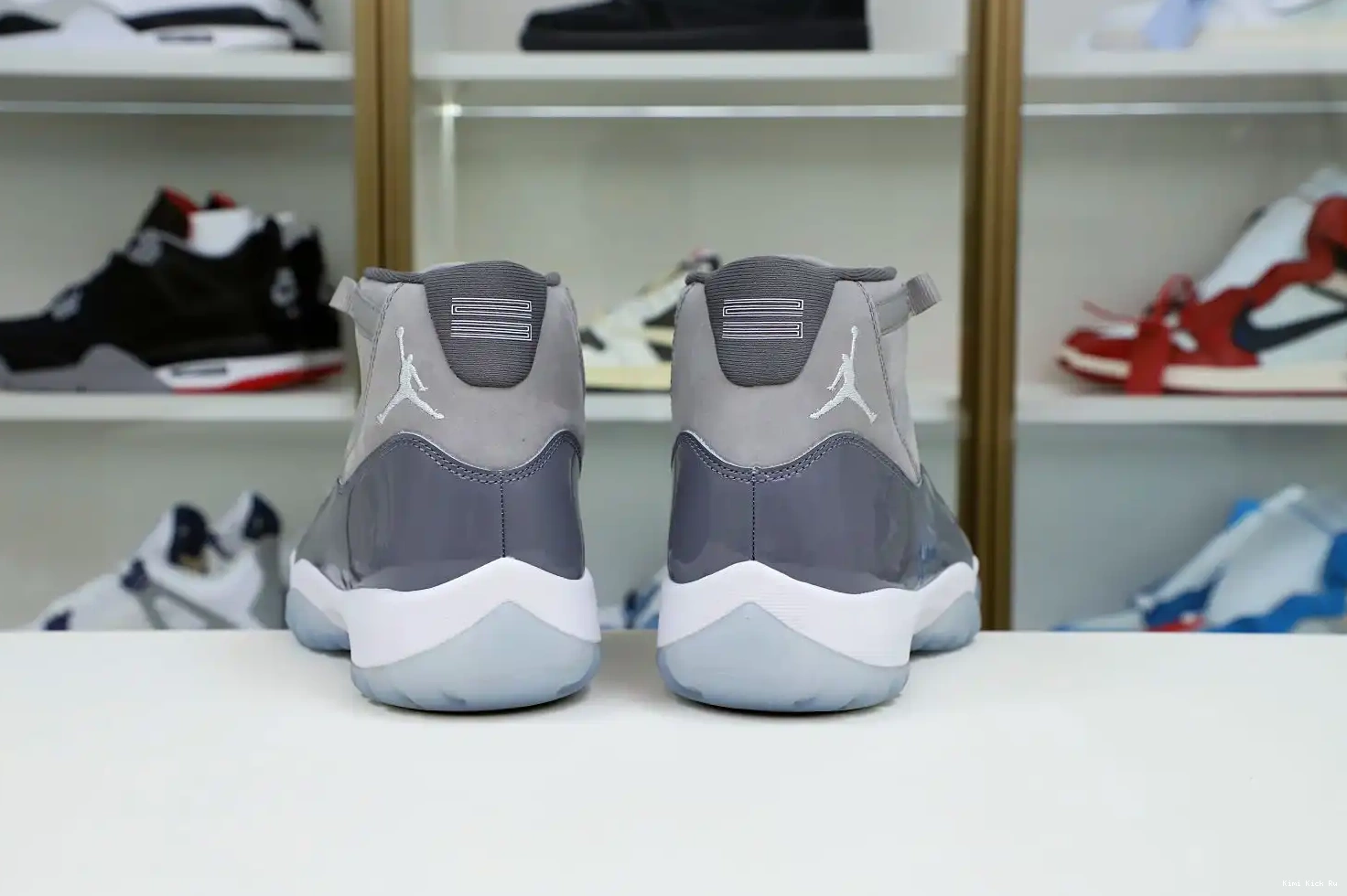 2021 JORDAN Kimikick 11 GREY' AIR RETRO 'COOL 0622